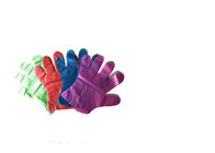 Μίας χρήσης ιατρικοί cOem χρώματος Customzied γαντιών χεριών πολυαιθυλενίου/υπηρεσία ODM προμηθευτής