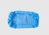 Τα μπλε σεντόνια χρώματος μη υφαμένα μίας χρήσης ταξινομούν 110 * 220CM για το κρεβάτι/το φορείο προμηθευτής