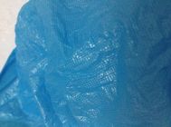 Μίας χρήσης καλύψεις γαλοτσών πολυαιθυλενίου CBE, μπλε πλαστικές γαλότσες με την αποτυπωμένη σε ανάγλυφο επιφάνεια προμηθευτής