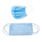 Μπλε μίας χρήσης προσώπου μάσκα προστασίας ατμοσφαιρικής ρύπανσης ασφάλειας μασκών προσωπική προμηθευτής