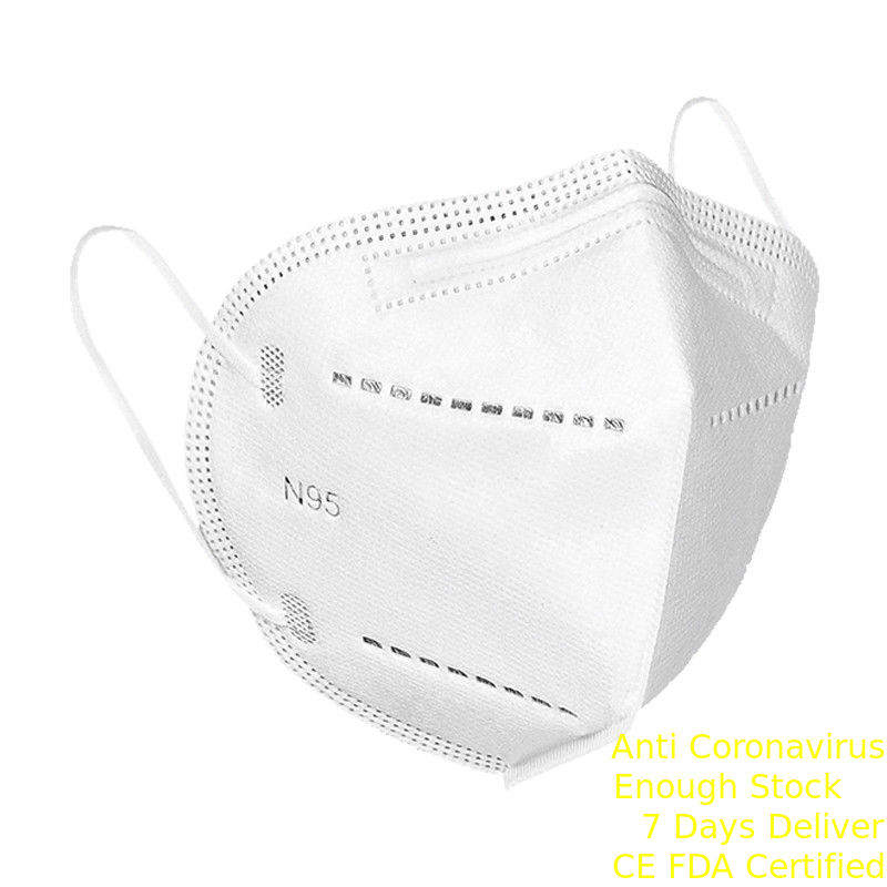 Άνετη μάσκα αναπνευστικών συσκευών FFP2, αντιβακτηριακή μίας χρήσης μάσκα N95 προμηθευτής