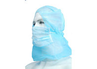 Λατέξ ελεύθερη μίας χρήσης ΚΑΠ και μάσκα, μίας χρήσης επικεφαλής φραγμός μύτης καλύψεων διευθετήσιμος προμηθευτής