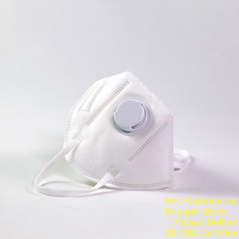 N95 κάθετη διπλώνοντας χρωματισμένη μάσκα μάσκα σκόνης FFP2 προστασία 4 στρώματος για τον ενήλικο προμηθευτής