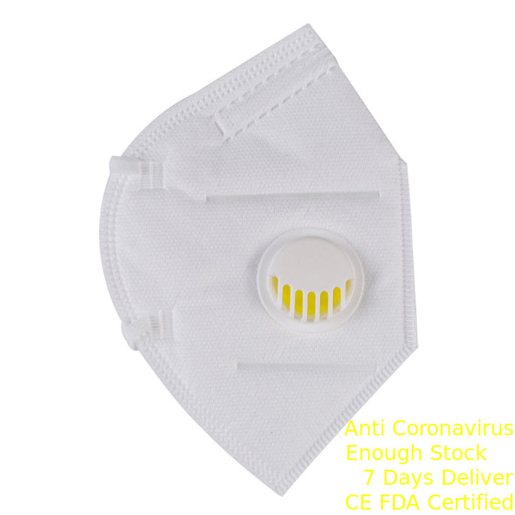 Άσπρο χρώμα που διπλώνει τον κρεμώντας τύπο αυτιών μασκών αναπνευστικών συσκευών FFP2 για το δημόσιο χώρο προμηθευτής