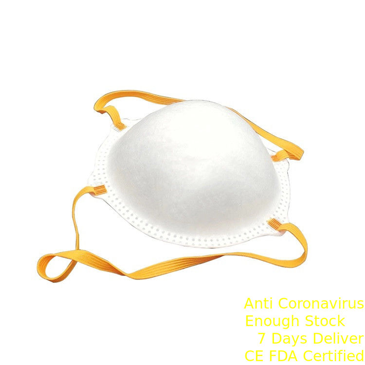 Μίας χρήσης FFP2 σκόνης κυπελοειδής μάσκα προσώπου προστασίας μοριακή προμηθευτής