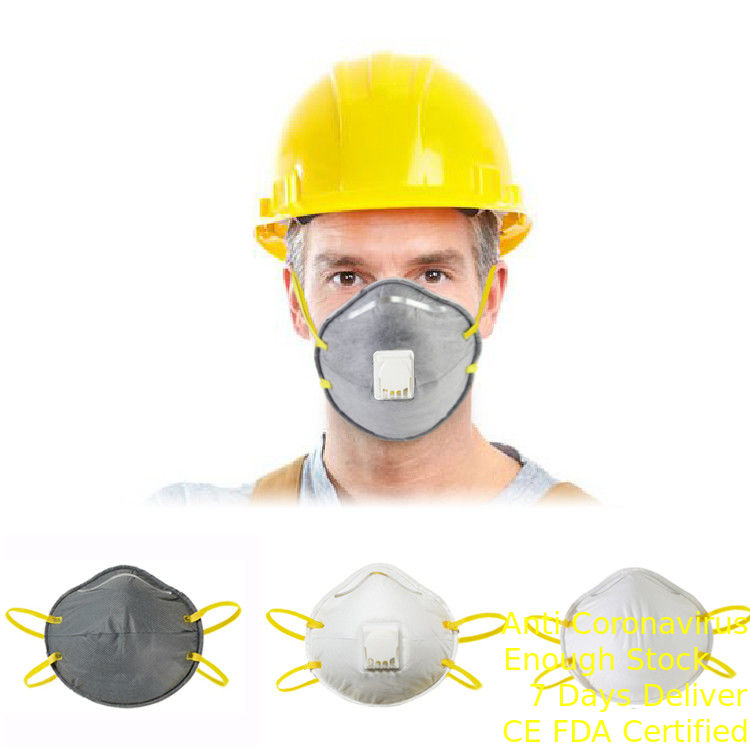 Φιλική N95 FFP2 τυποποιημένη αντι μάσκα αναπνευστικών συσκευών φλυτζανιών σκόνης δερμάτων μη υφαμένη προμηθευτής